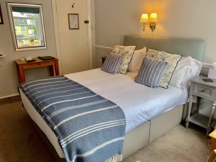 Room 2 at the Claremont Hotel, Polperro, Cornwall