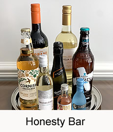 The Claremont Hotel offers guests the use of an honesty bar
