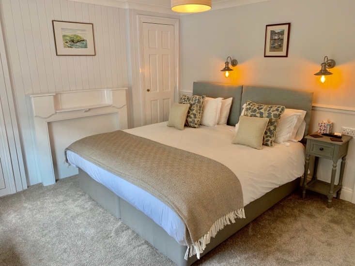 Room 7 at the Claremont Hotel, Polperro, Cornwall