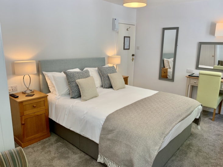 Room 6 at the Claremont Hotel, Polperro, Cornwall