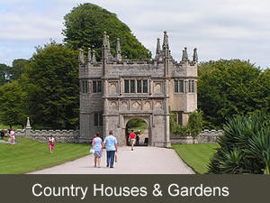 Country houses and gardens in Cornwall