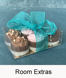 Room Extras are available by arrangement to celebrate that special occasion  at The Claremont Hotel, Polperro